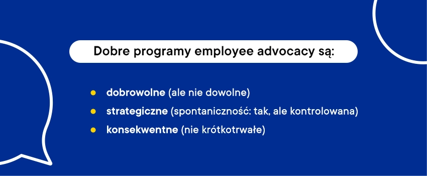 Dobre programy employee advocacy